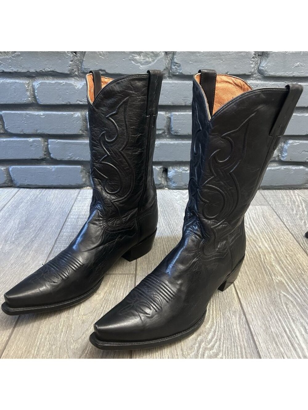 Dan Post 2295 Snip Toe Western Cowboy Boots Mens 13 D